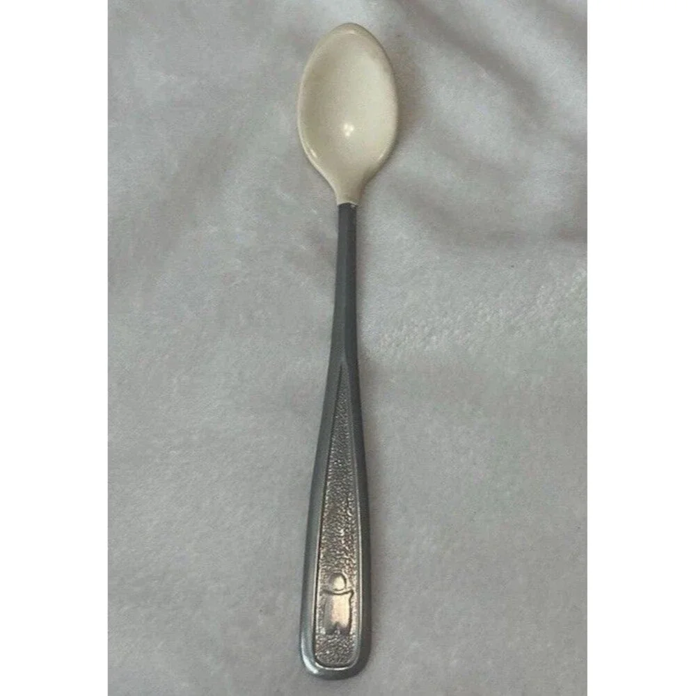 Vintage 1980s Avon’s baby’s first year feeding spoon stainless steel EUC